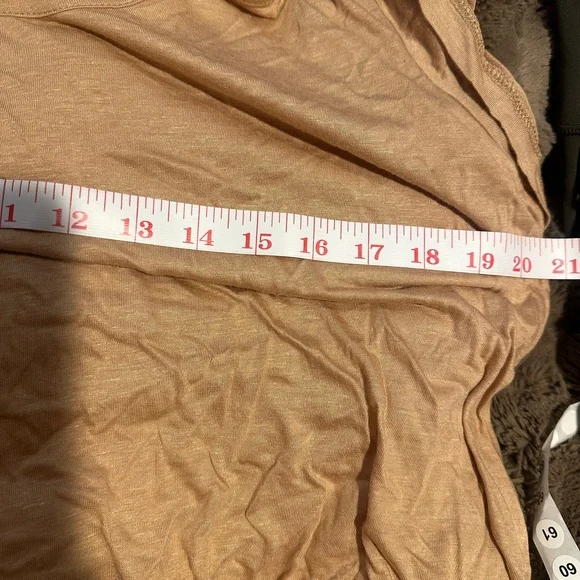 DownEast Women's Short Sleeve Tan Tee - Picture 6 of 7